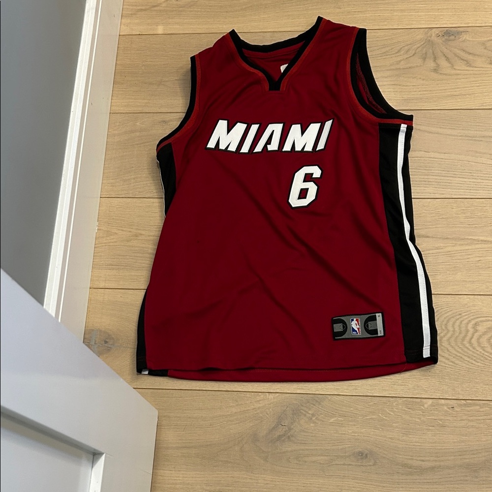 NBA Miami Red and Black Kids Jersey
